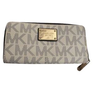 Michael Kors Gray Zip Wallet